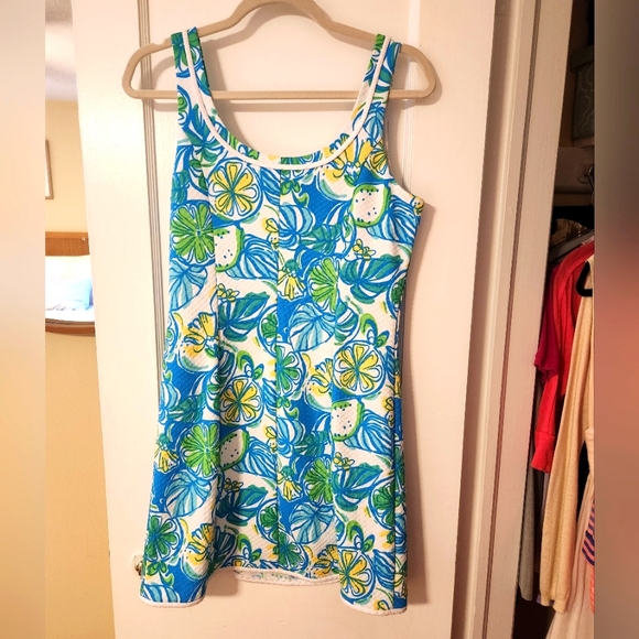 Lilly Pulitzer, lemon lime mini dress, EUC! - Picture 2 of 5